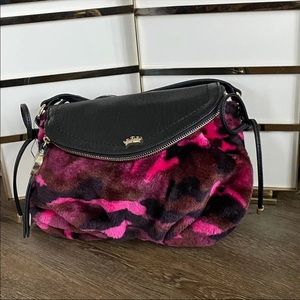 Juicy Couture Faux Fur Pink Camo Bag
